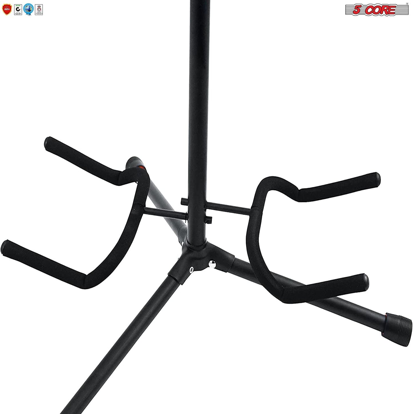 5Core Guitar Stand Floor Tripod Portable Adjustable Multi Guitars