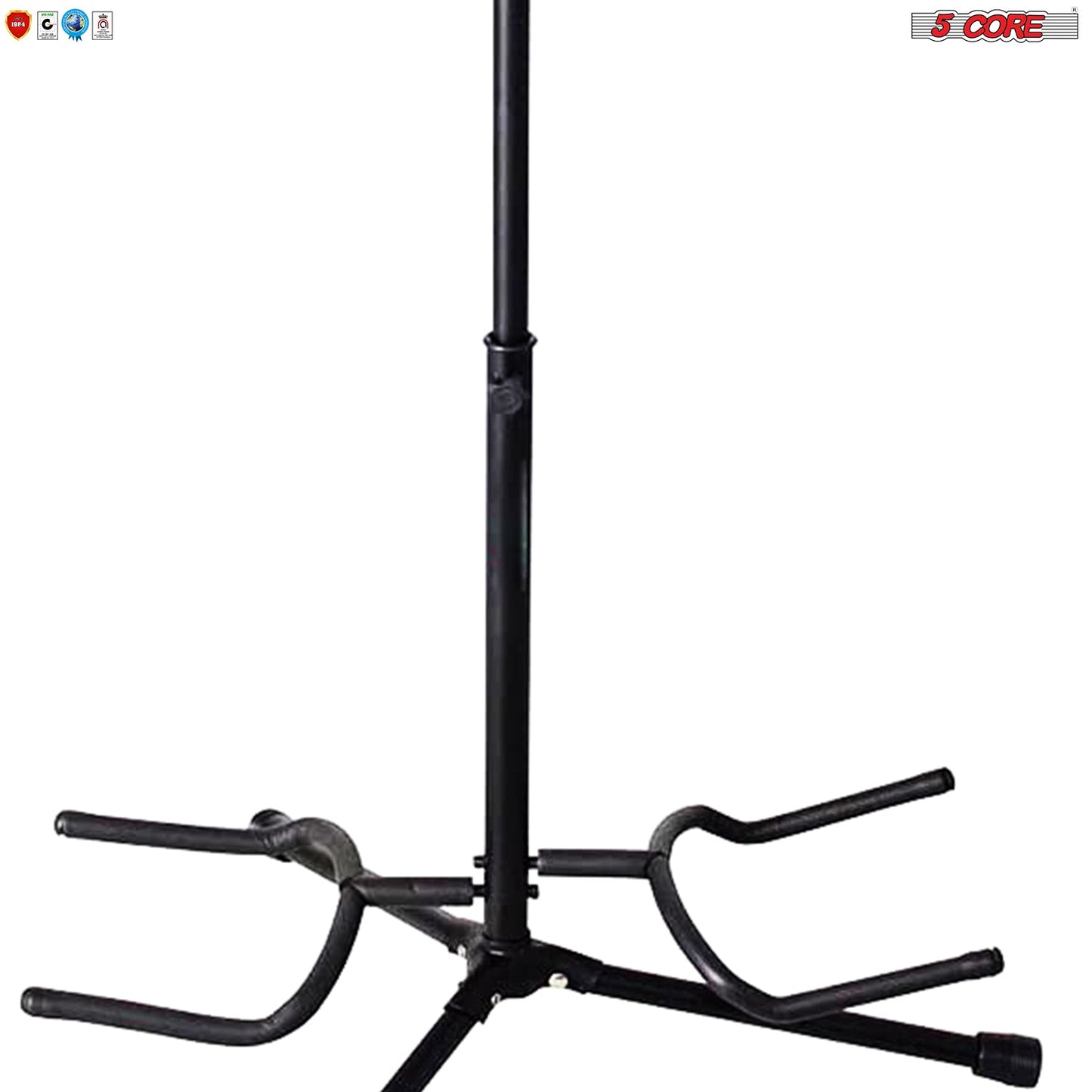 5Core Guitar Stand Floor Tripod  Portable Adjustable Multi Guitars