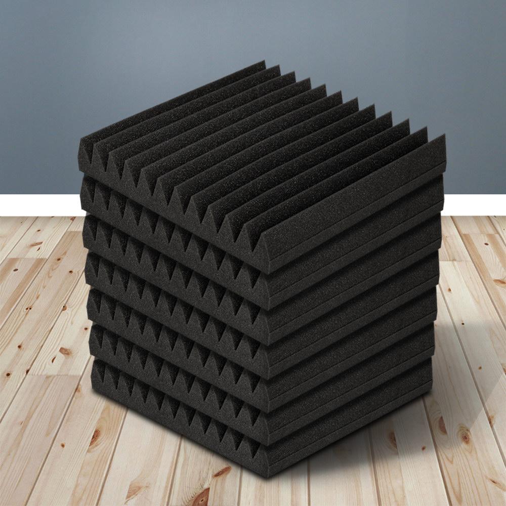 Alpha 20pcs Acoustic Foam Panels Tiles Studio Sound Absorbtion Wedge