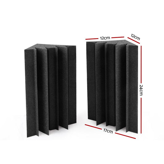 Alpha 20pcs Studio Acoustic Foam Corner Bass Trap Sound Absorption