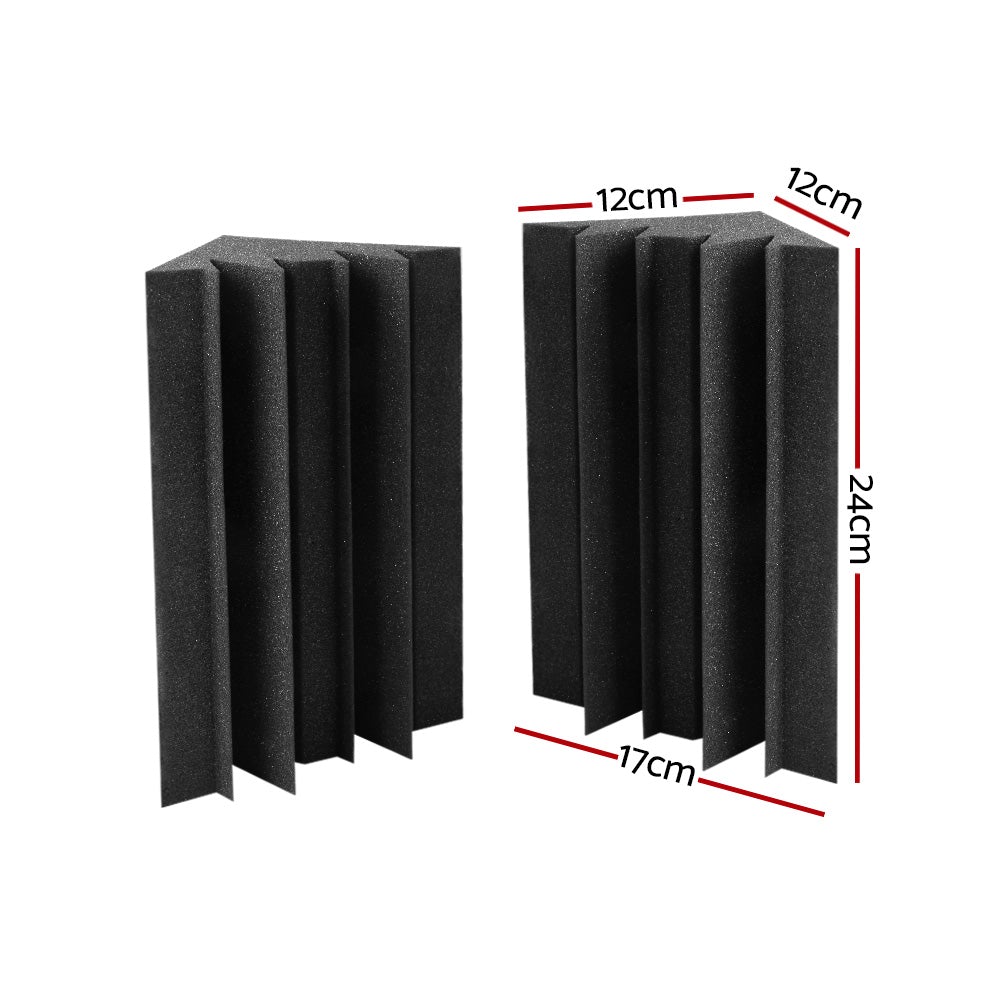 Alpha 40pcs Studio Acoustic Foam Corner Bass Trap Sound Absorption