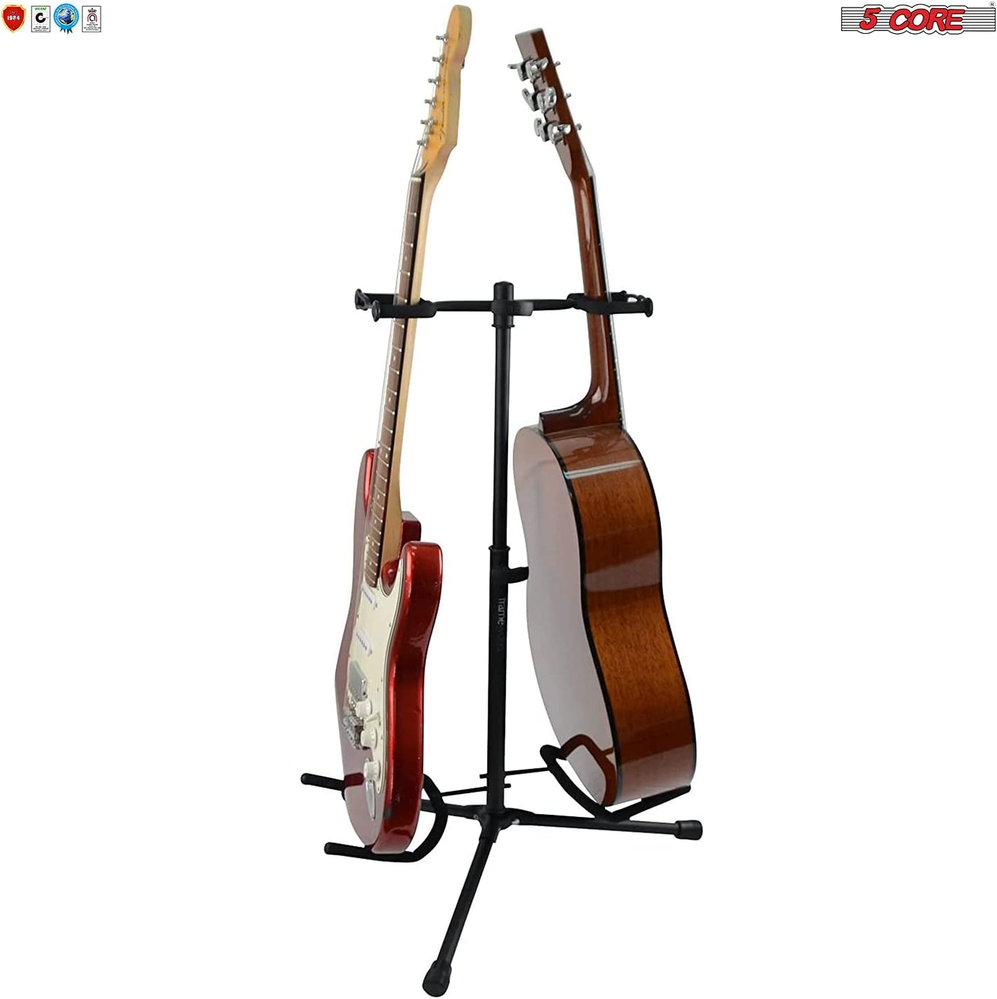 5Core Guitar Stand Floor Tripod  Portable Adjustable Multi Guitars